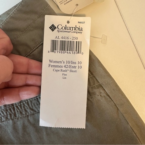 NWT Columbia Cape Rush Flat Front Shorts Size 10 Active Fit Hiking Outdoor - Picture 11 of 15
